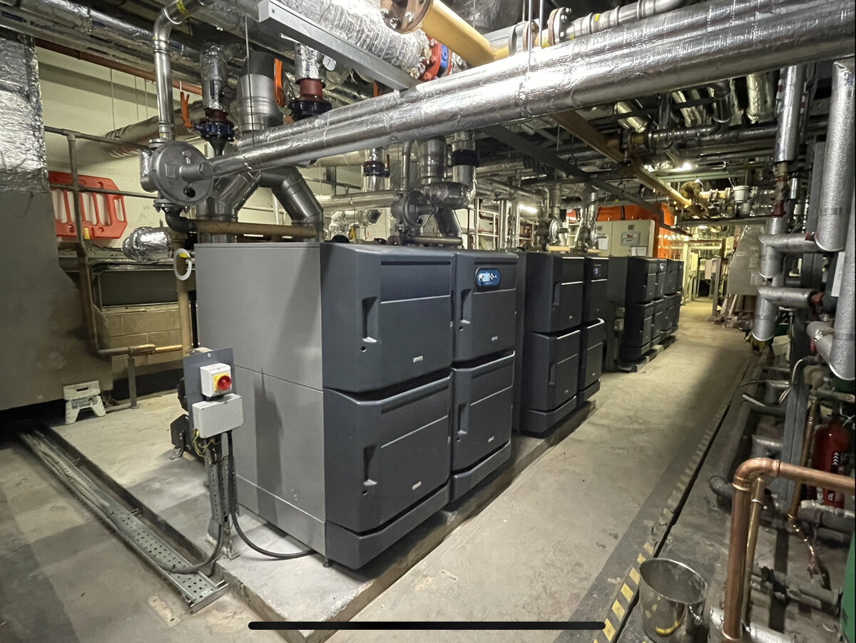 Ideal Heating space-saving Evomod boilers heat one of the UK’s tallest buildings