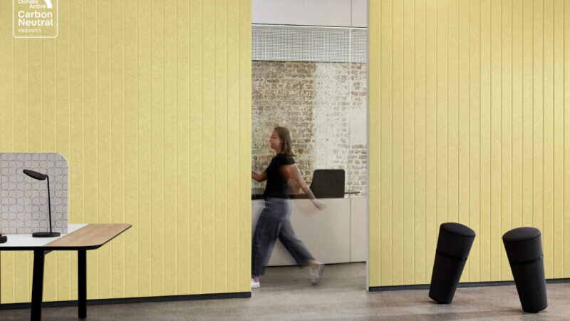 EchoPanel® by Woven Image is officially certified Carbon Neutral by Climate Active