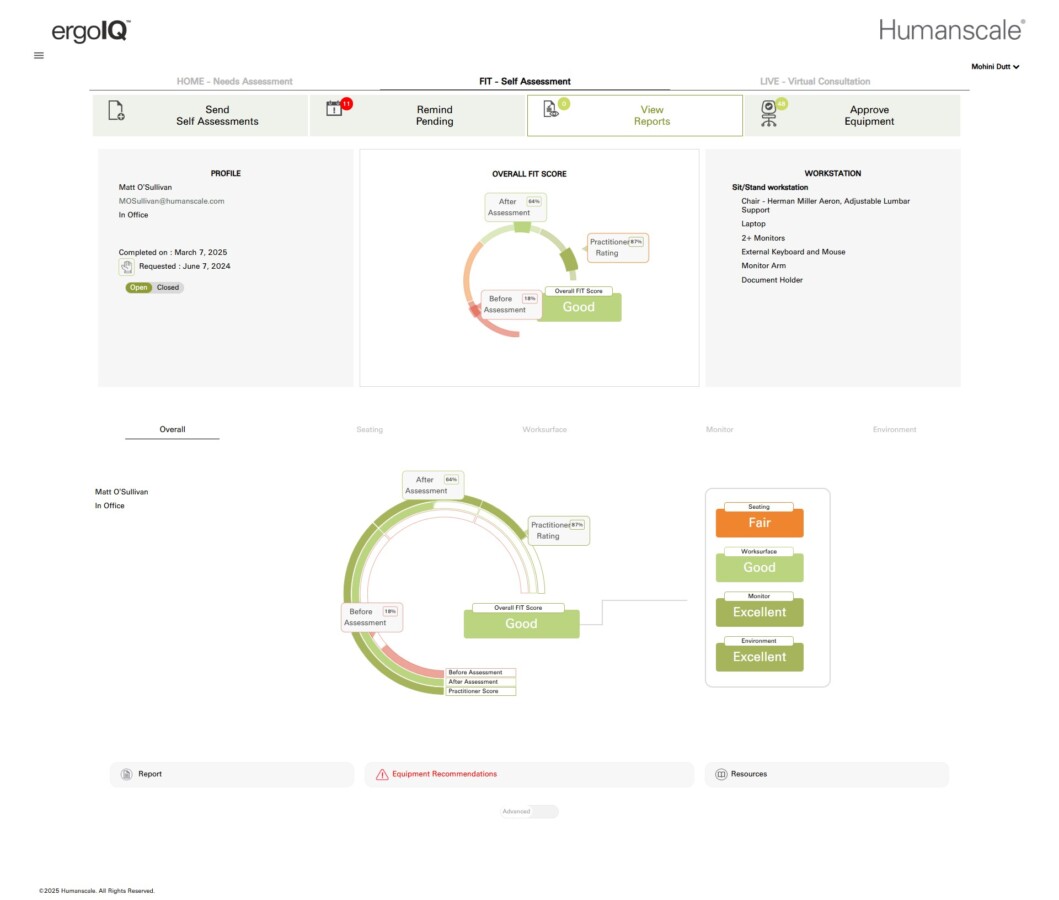 Humanscale Unveils Major Enhancements to ergoIQ, Redefining Ergonomics Case Management