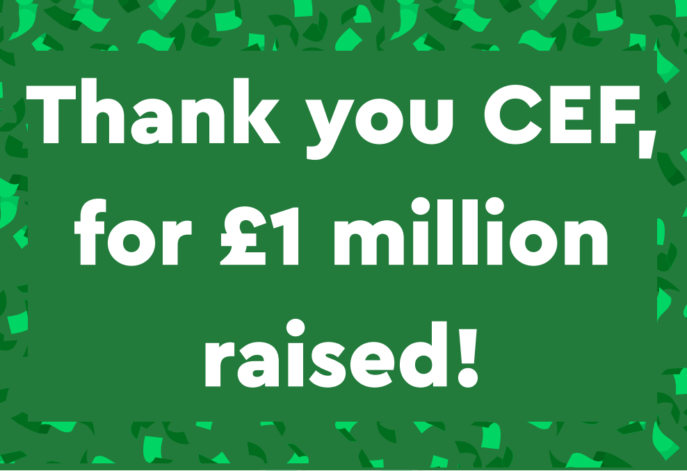 £1 Million Raised for Macmillan Cancer Support by CEF!