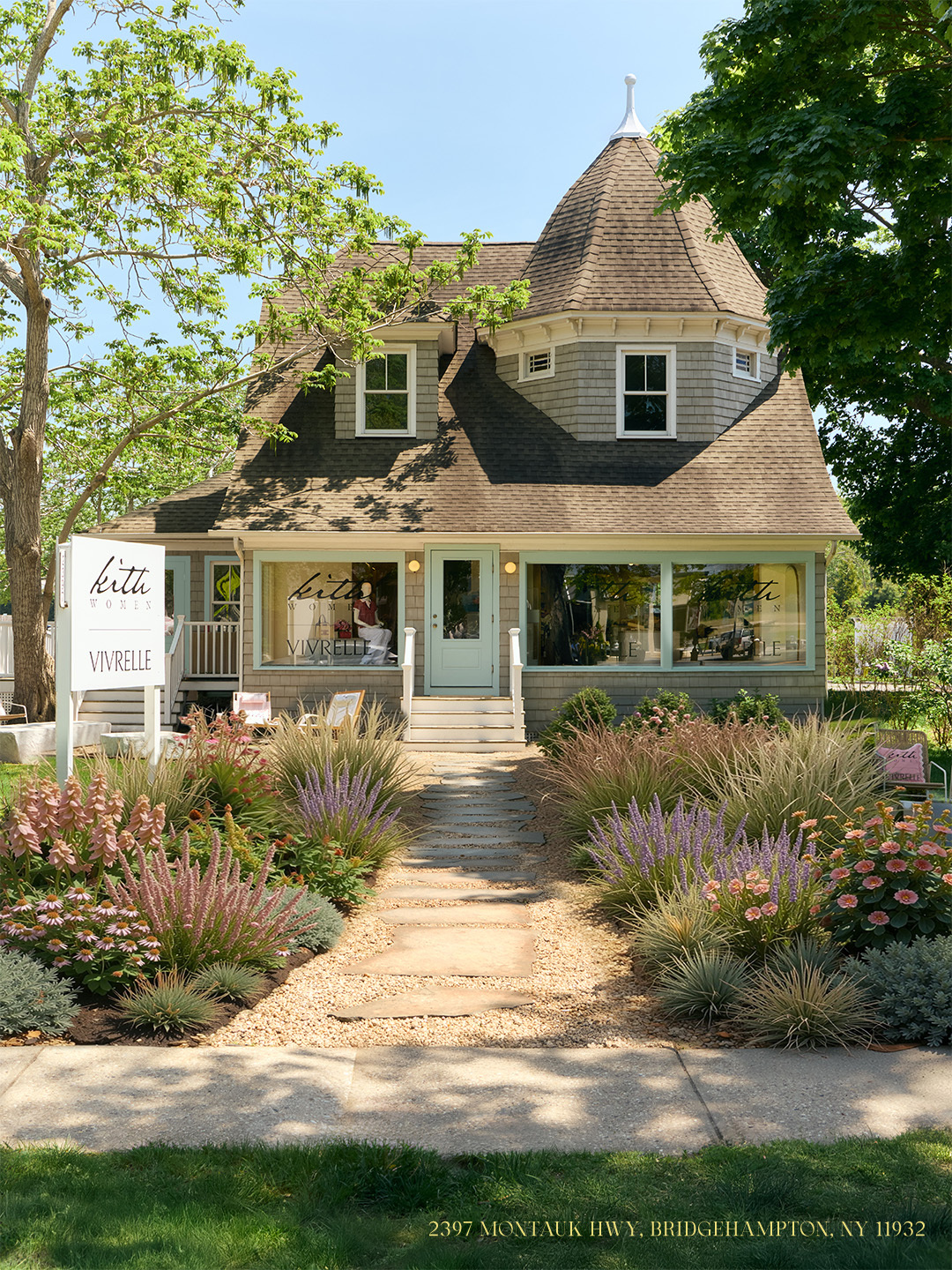Designed by ForEveryday.Life, Kith Womens + Vivrelle reimagines the summer retail installation as a seasonal interior landscape in Bridgehampton