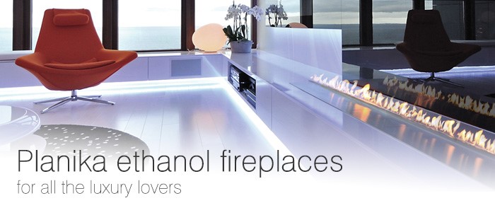 Ethanol fireplaces for all the luxury lovers