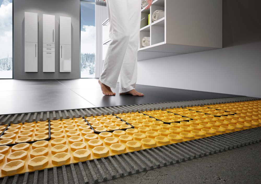 It’s all in a day’s work with Schlüter®-DITRA-HEAT-E Underfloor Heating