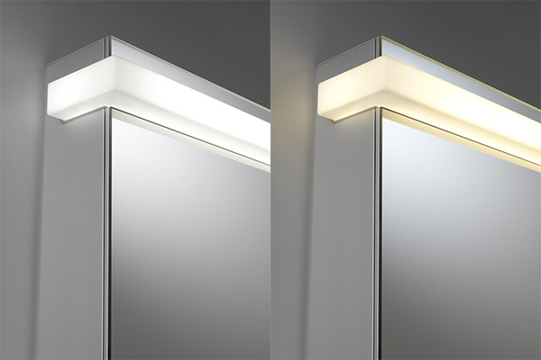 TaIkALINE LED mirrored cabinets from Schneider