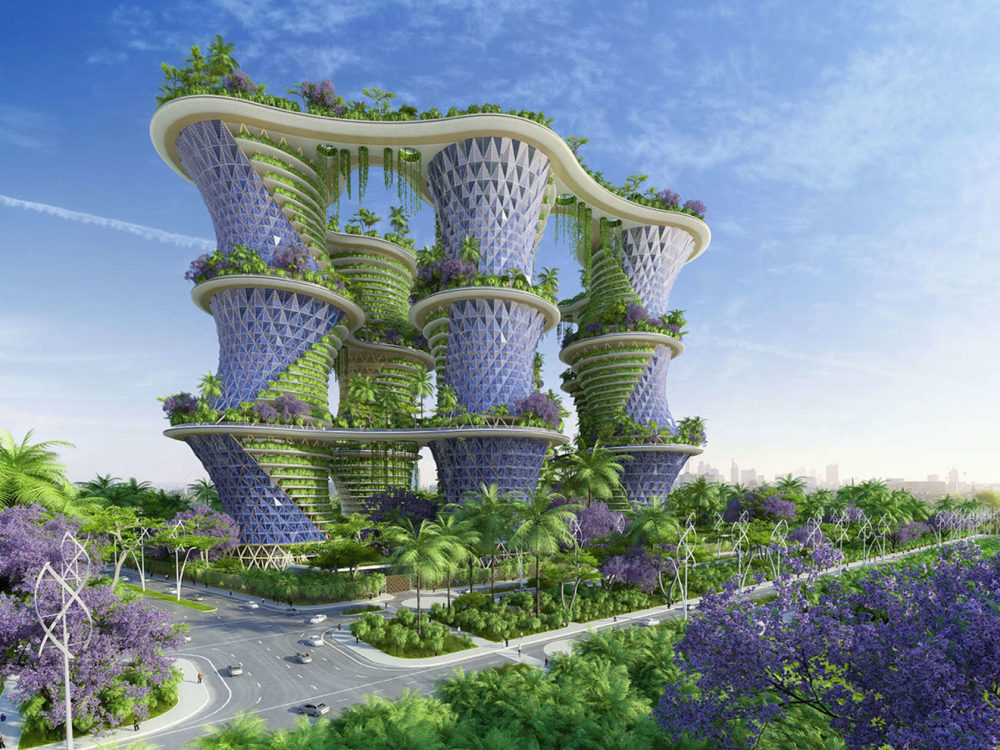 Vincent Callebaut’s “Garden Towers” Bring the Power of Nature to Urban India