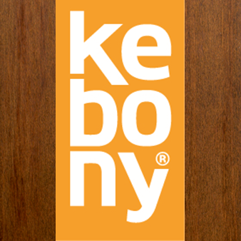 Bespoke Kebony kitchen shelves