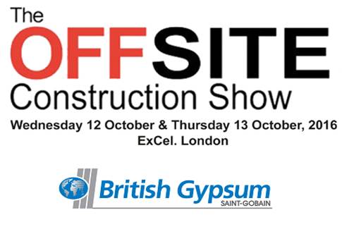 BRITISH GYPSUM TO SHOWCASE SUSTAINABLE INNOVATIONS AT OFF-SITE CONSTRUCTION SHOW