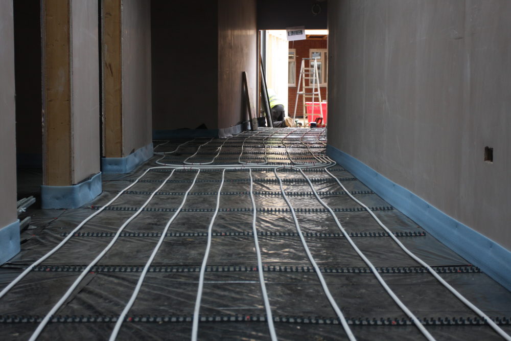 Gaia wet underfloor heating allows homeowners to retire in style