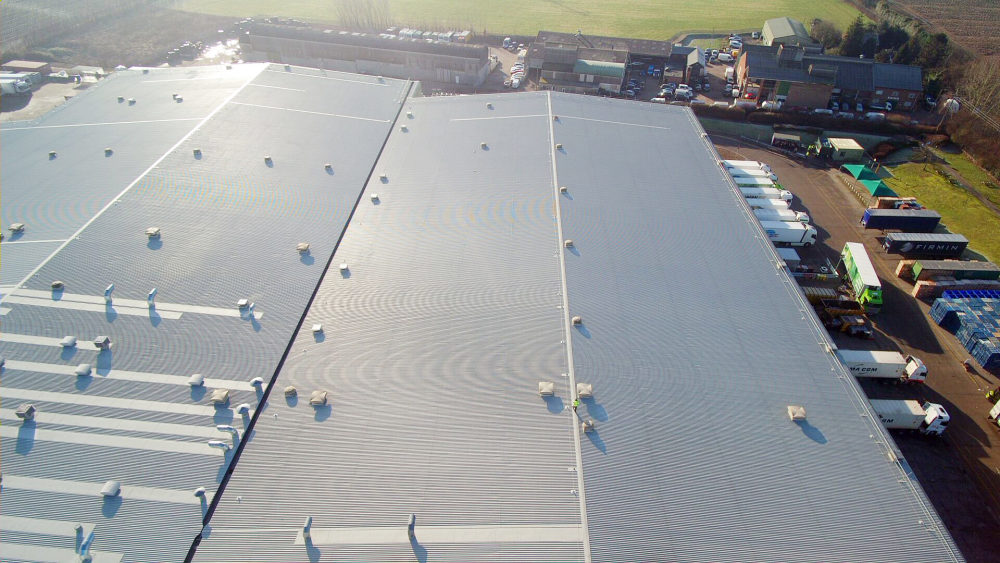 Is Spade Lane the UK’s largest single site metal roof refurb?