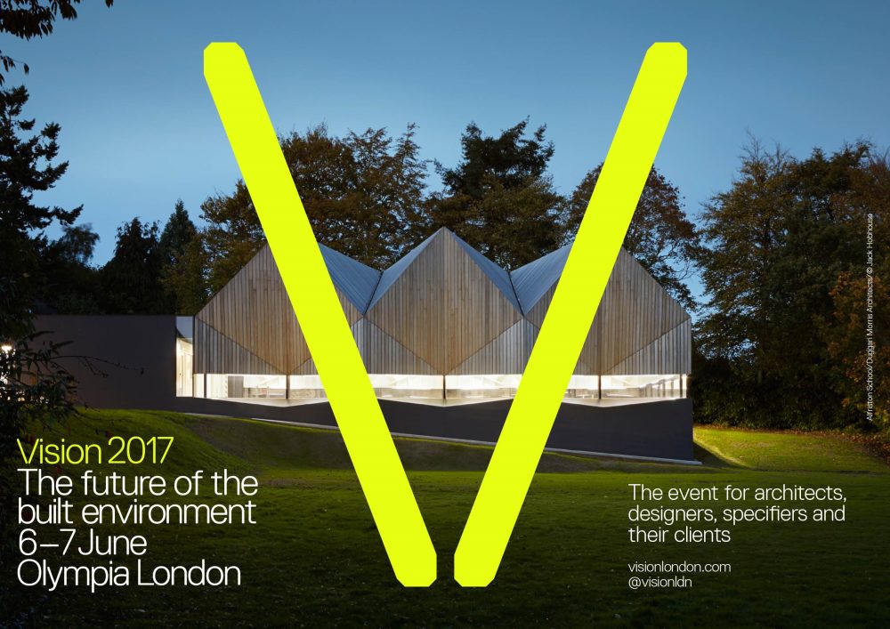 Vision 2017 @visionldn opens 6 June! Don’t forget to register to see Stefano Paiocchi @ZHA_News unveil new material https://goo.gl/2Adxzu