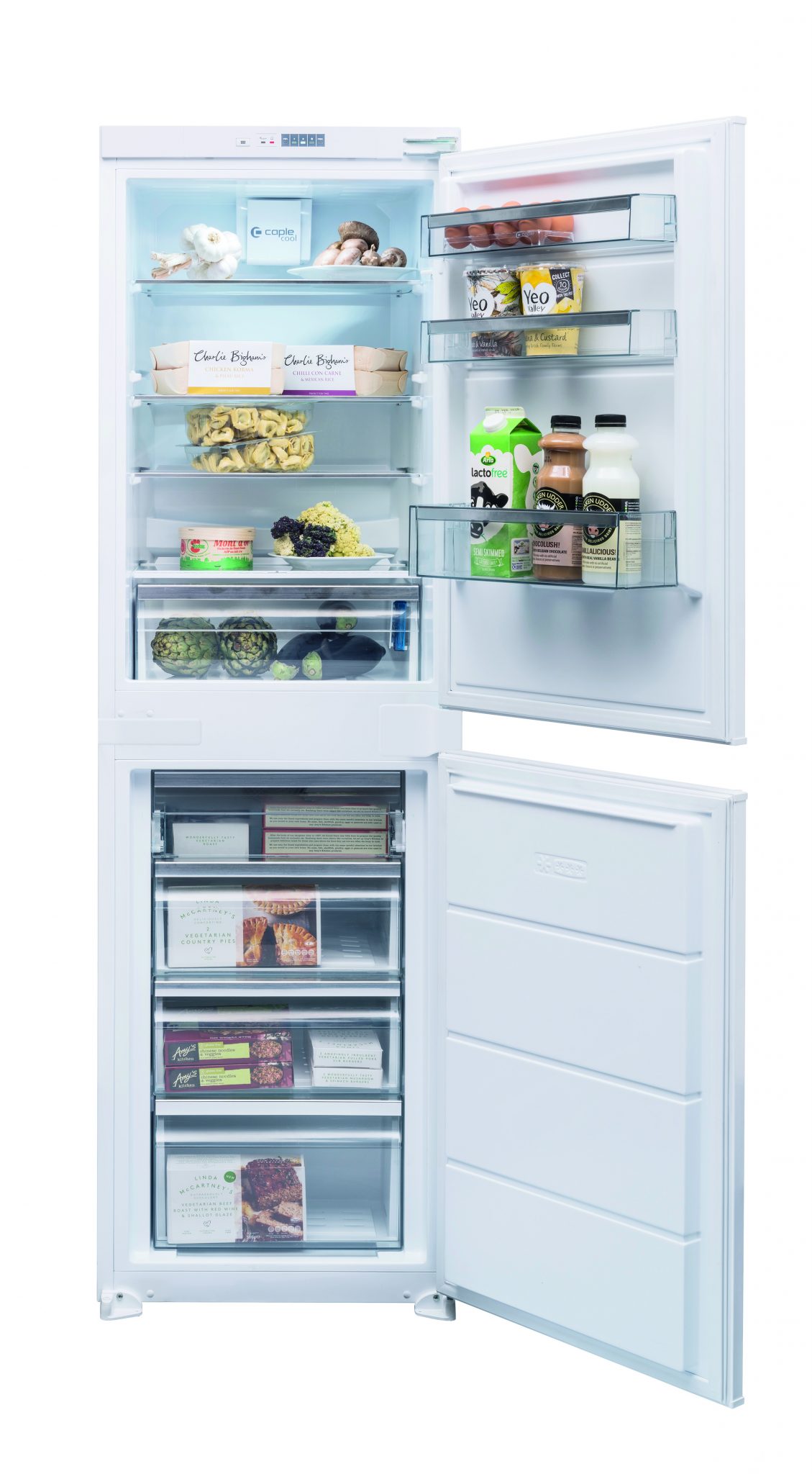 Enjoy fresher food for longer with Caple’s  new Ri5505 integrated fridge-freezer