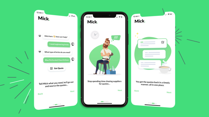 Innovative new app ‘Mick’ helps connect suppliers and tradespeople quickly to get the job done @app_mick