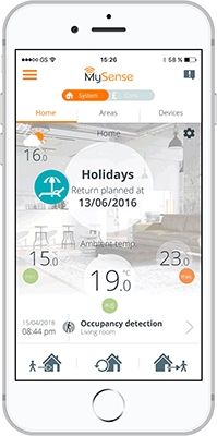 MySense App to Control Your Electric Heating @intelliheat