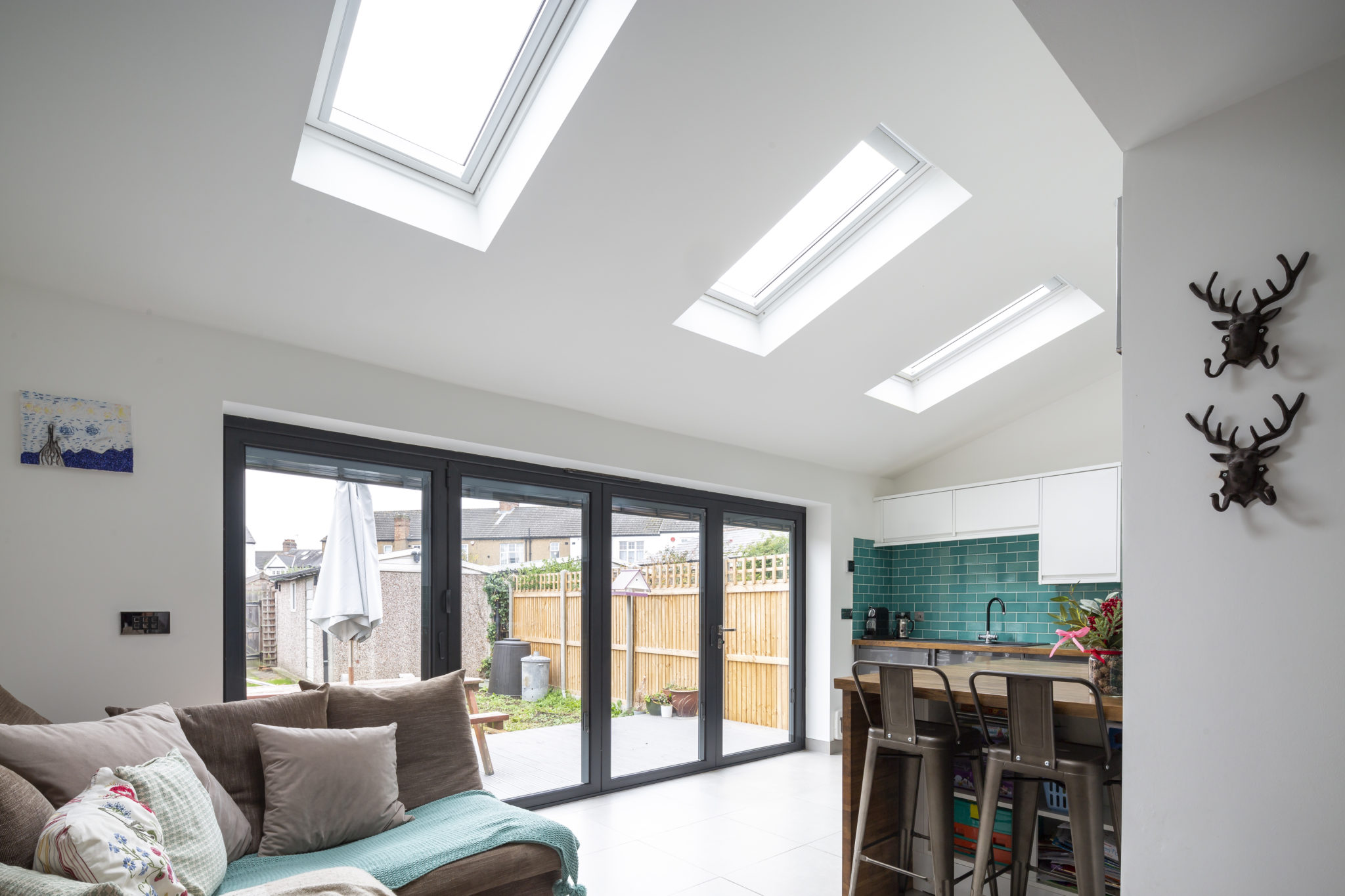 1930s house transformed by modern, light-filled kitchen extension @VELUXGBI