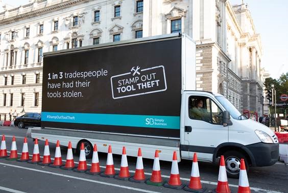 Simply Business launches campaign to Stamp Out Tool Theft, with one in three tradespeople falling victim – costing £3,000 each @simplybusiness