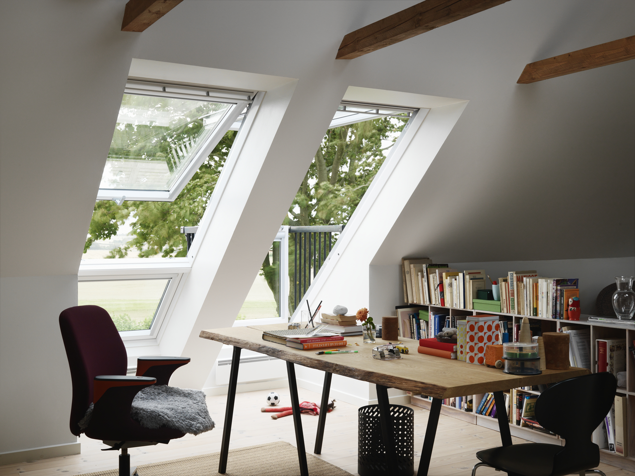Bring daylight to your home office with VELUX® @VELUXGBI