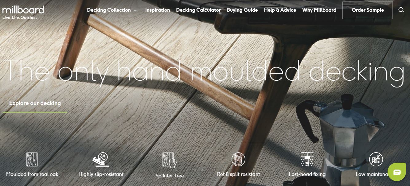 Millboard unveils new immersive website @Millboard_UK