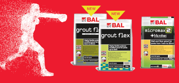 A knock-out finish for tiling – a new simplified grout range from BAL @BALtiling
