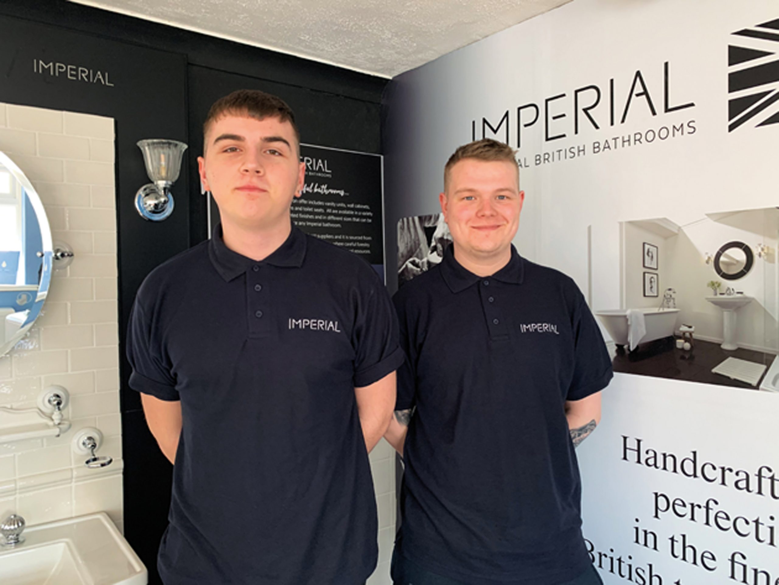 IBC Group welcomes two new apprentices at Imperial Bathrooms @ImpBath