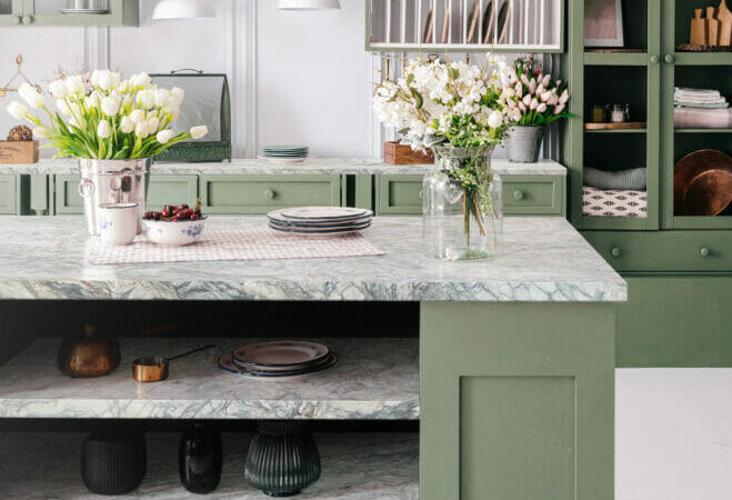 GRACE & ELEGANCE: GREEN MARBLE AND NATURAL STONE FROM CULLIFORDS
