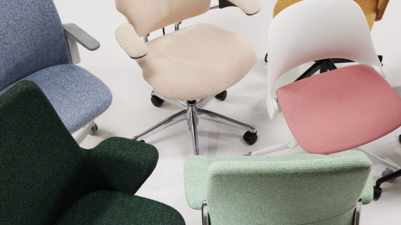 Humanscale showcases its global partnership with Kvadrat at the Stockholm Furniture Fair